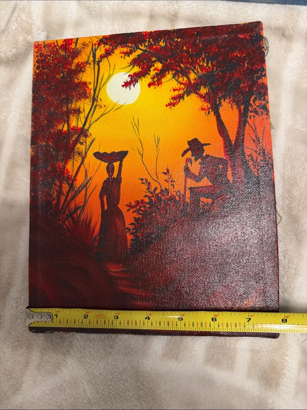 Hand-Painted Multi-Color Home Art Wall Canvas - Picture 3 of 12